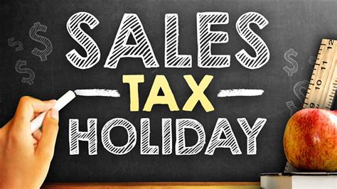 Sales tax holiday returns this weekend – here’s how it works and what’s tax free