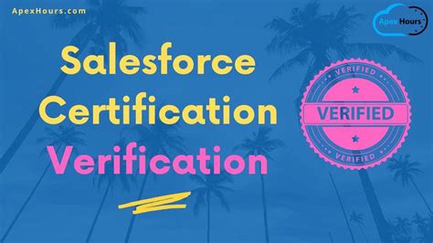 Salesforce certification verification. Sep 29, 2022 ... A Salesforce certification is a demonstration and verification that you have expertise in a given area of Salesforce. But there's a vast ... 