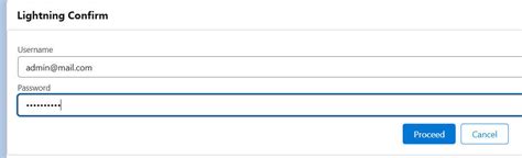 Salesforce lightning component confirmation dialog.  The confirm popup bo...