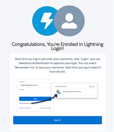 Salesforce lightning login.  Any time device activation is required, users...
