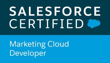 Salesforce marketing cloud developer certification.  Experience: 5+ years in Salesf...