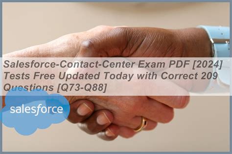 Salesforce-Contact-Center Exam