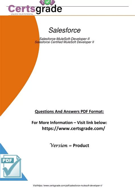 Salesforce-MuleSoft-Developer-II Reliable Exam Practice