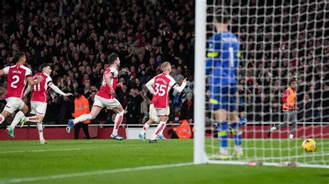 Saliba’s goal helps Arsenal beat Burnley 3-1 to climb into 2nd place in Premier League