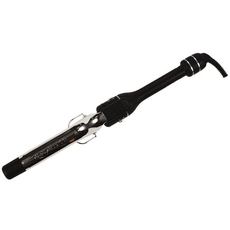 The ion Titanium Platinum Pro Curling Iron helps you create luxurious, loose, silky smooth, long lasting curls even on short hair. An insulated tip and thumb rest protects fingers and allows for optimum grip. The ion Titanium Platinum Pro Curling iron is designed for professional stylists with a professional length extended barrel.. 