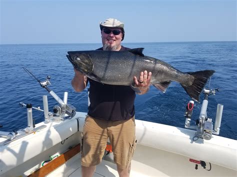 Salmon Fishing Charters Ludington, MI Double …