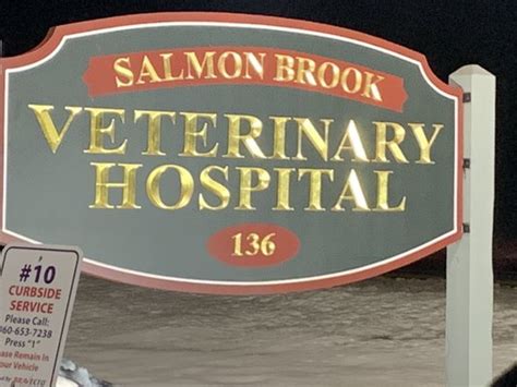 Salmon brook vet. You will be referred to our veterinarian on call. If your pet is having an emergency after 10:00 p.m., please call or go directly to: New England Veterinary Center 955 Kennedy Road Windsor, CT 860-688-8400. Veterinary Emergency Center 135 Dowd Avenue Canton, CT 860-693-6992. Avon Veterinary Emergency 9 Avonwood Road Avon, CT 860-470-7456 