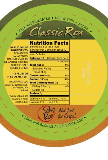 A Salsarita's 6" Tortilla for Taco contains 80 calories, 1.5 grams of fat and 180 grams of carbohydrates. Keep reading to see the full nutrition facts and Weight Watchers points for a 6" Tortilla for Taco from Salsarita's Fresh Mexican Grill.. 