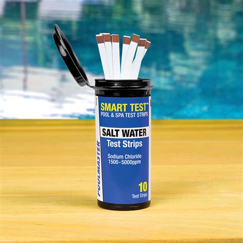 Salt Water Test Strips Display Poolmaster