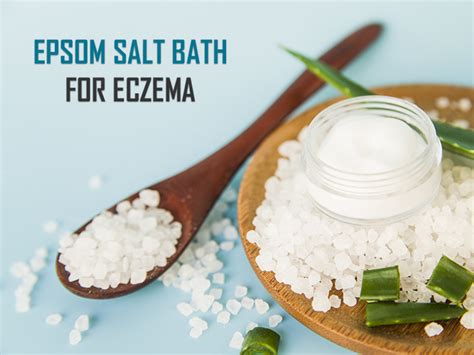 Salt bath for eczema. .  ...