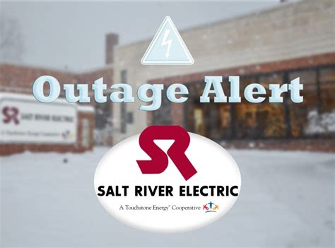 Salt River Electric. June 26, 2018 ·. Outage Update: We currently have 1,854 members out at this time. Our crews continue to work to restore power. Please report outages to our outage number. We are currently experiencing a high call volume on our outage line. If you cannot get through, please try again 1-800-221-7465.. 