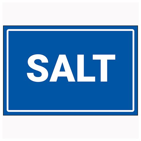 Salt signs