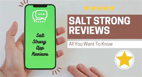 Salt strong app. Things To Know About Salt strong app. 