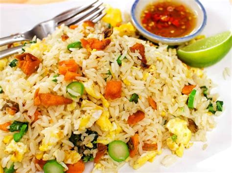 Salted fish fried rice thai.  Add the long beans and stir fry briefly.  Simple, rus...