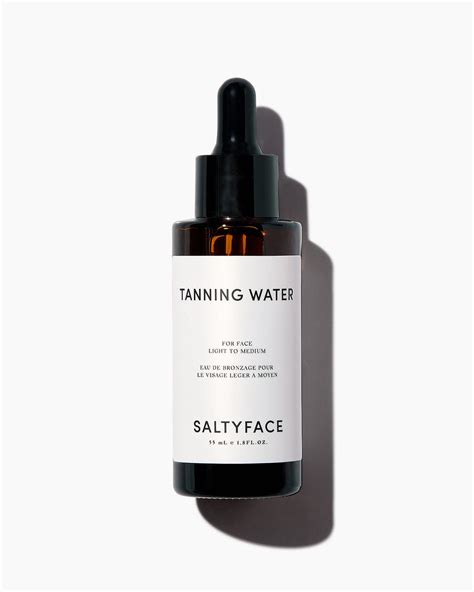 Saltyface tanning water. The Tanning Foam does not require rinsing but you can control the depth of your tan based on how long until you shower, making it easy to achieve a subtle glow or a deep tan year round. $69 CAD. Select a shade. Please select an option. Sold out of your shade? 