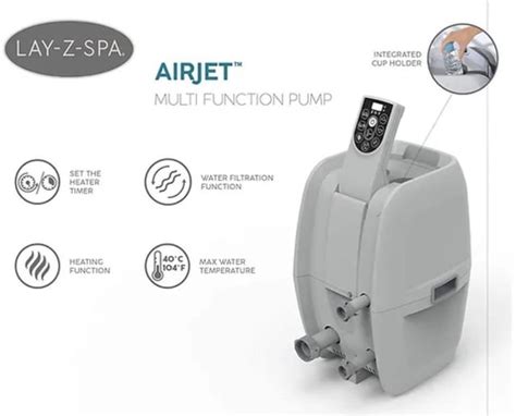 Saluspa replacement pump.  This new, enhanced heater pump has the same multi-functional c...