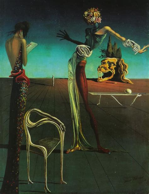 Salvador Dali - Woman with a Head of Roses - en.wahooart.com