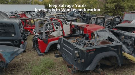 If you're around Waukegan, IL, the list above presents a range of trustworthy local junkyards and salvage yards. Feel free to browse their services and get in touch with them! To explore additional options or scout out other areas, we recommend using our junkyard locator .. 