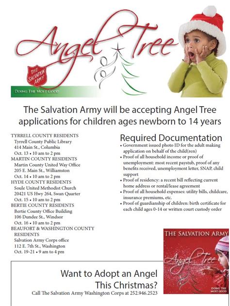 Salvation Army’s Angel Tree Applications open
