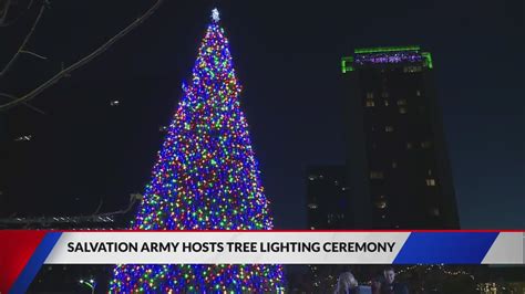 Salvation Army annual Tree of Lights ceremony at Keener Plaza