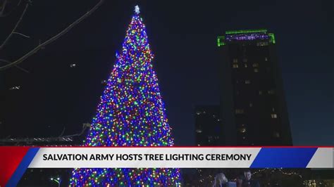 Salvation Army annual Tree of Lights ceremony at Kiener Plaza