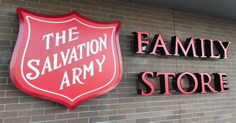 ALL STORES & DONATION LOCATIONS ARE OPEN . Monday to Saturday: 10AM - 6PM . Thank you for your support of The Salvation Army & those we serve . Nearby Salvation Army Locations. Show Stores Show Dropboxes. Useful Links. insert_invitationSchedule a Donation Pick-up; receiptGet Donation Receipt;. Salvation army store locations