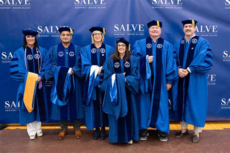 Eight Salve Regina employees will receive degrees during this week's Commencement exercises, bringing a whole new meaning to the term "work-study." They will be awarded bachelor's and master's degrees in fields ranging from administration of justice and homeland security to innovation and strategic management.. 