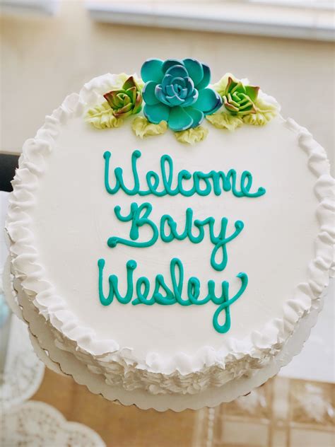 A Baby Shower cake will likely be the cent