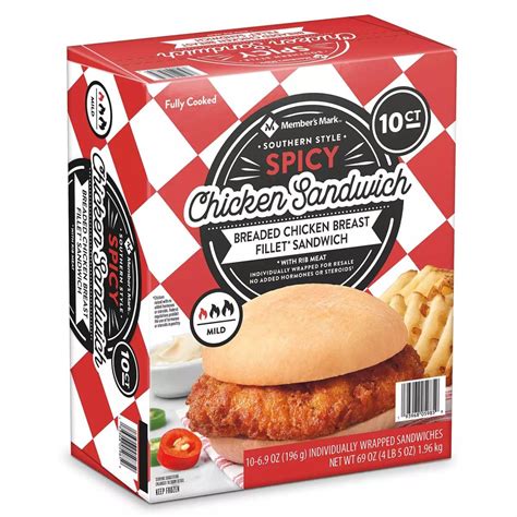 Member's Mark Southern Style Chicken Sandwich, Frozen (