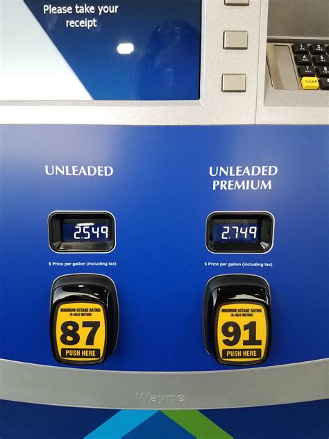 Gas prices. Unleaded. 3.55. 9. 10. Premium. 4.07. 9. 10. ... Sam&#