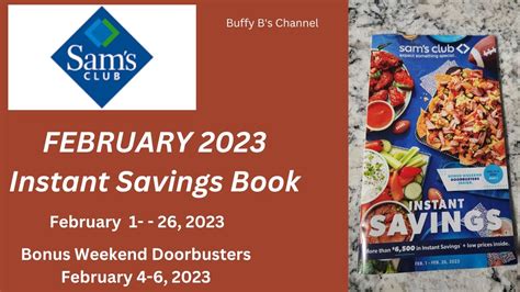 Sam%27s club savings book. Sam's Club Black Friday 2023. Sam’s Club is a division of Walmart that was started in 1983. As one of the nation's leading members-only warehouse clubs, Sam’s Club is "committed to being the most valued membership organization in the world by saving members money on the items they buy most and surprising members with the unexpected find." 