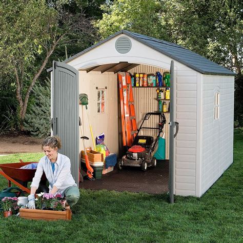 Buy Lifetime 12.5' x 8' Outdoor Storage Shed : Plastic & Resin 