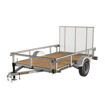 DK2 MFT4X8 Single Axle Folding Trailer. This model of DK2 trailers has a perfect balance between performance, quality, and value. The 4in. x 8in. trailer is made from a patented welded steel frame plus a deck to increase stability. It is also foldable which means you can keep it in a limited space.. 