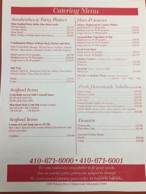 Sam's Deli and Catering - Edgewood, MD Restaurant | Menu + Delive