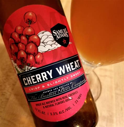Sam adams cherry wheat. Samuel Adams Cherry Wheat is a Fruit and Field Beer style beer brewed by Boston Beer Company (Samuel Adams) in Jamaica Plain, MA. Score: 73 with 4,077 ratings and reviews. Last update: 04-02-2023. 