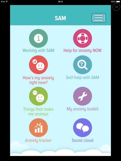 Welkom bij SAM. de Stress Autism Mate (SAM) is een gepersonaliseerde applicatie die de eigen regie van mensen met een autismespectrumstoornis ondersteunt in het omgaan met de dagelijkse ervaren stress. De SAM app is gratis te downloaden en beschikbaar in het Nederlands, Engels, Duits en Oekraïens!. 
