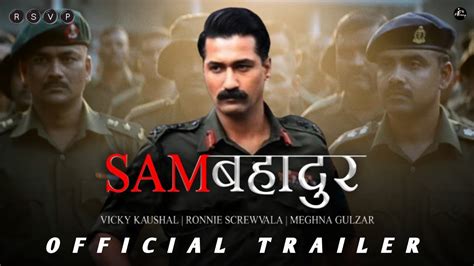 Sam bahadur movie. Sam Bahadur is a biopic of the legendary Indian soldier and war hero, Field Marshal Sam Manekshaw. Watch his inspiring story of courage and leadership at AMC Theatres, where you can find the best showtimes and seats for this epic movie. 