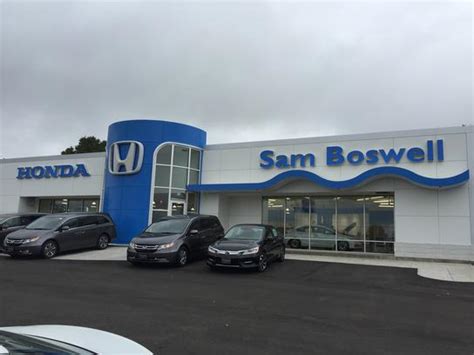 Sam boswell honda. Simply schedule Honda service online or contact us to book professional auto repairs in Alabama. Stop by Sam Boswell Honda, located at 611 Boll Weevil Circle in Enterprise, AL, or browse our inventory online. We’re just a short ride away from Fort Rucker, Ozark, Dothan and other Alabama Honda fans. Give us a call today! 