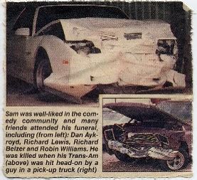 Sam kinison cause of death