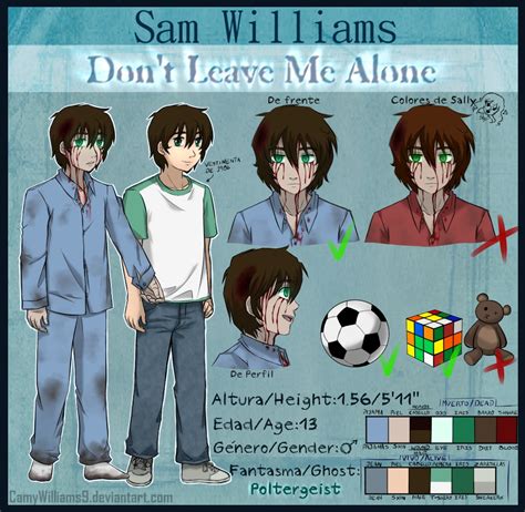 Sally Maryam Williams, more commonly known as Sally, is the main protagonist of the Creepypasta story "Play With Me". She is a young female spirit who was killed by her uncle.. 