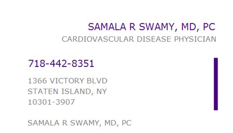 Samala Swamy, MD, Staten Island, NY Cardiologist - Zocdoc