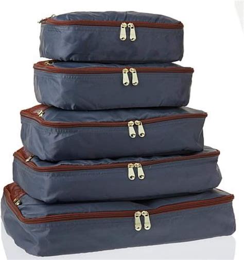 Buy Samantha Brown Slim Line Packing Cubes 4-Piece Set - Black: Clothing, Shoes & Jewelry - Amazon.com FREE DELIVERY possible on eligible purchases