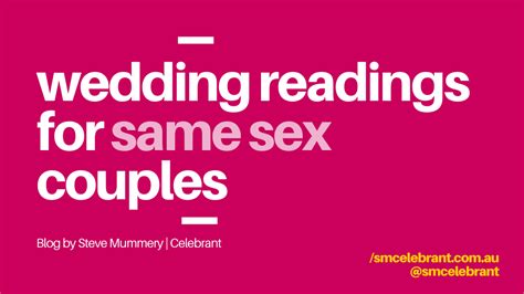 Same Sex Marriage Readings