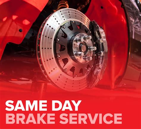 Same day brake pad replacement. .  Exp&eacute;rience agricole avanc&eacute;...