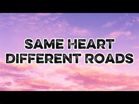 Same heart different roads lyrics.  Different Roads Lyrics: Tonight I walk these...