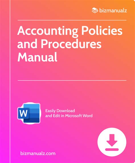 Sample Bizmanualz Accounting Policies Procedures And Forms Mbaware Accounts Receivable Policy