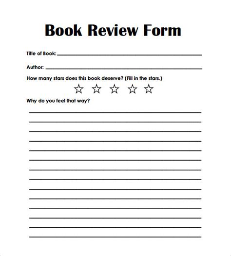 Sample Book Review Template 10+ Free Documents in PDF, Word Book