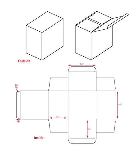 Sample Box Documents In Word Pdf Ppt Packaging Template Design Box Template Box Packaging Templates