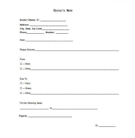 Sample Doctors Note For School Classles Democracy