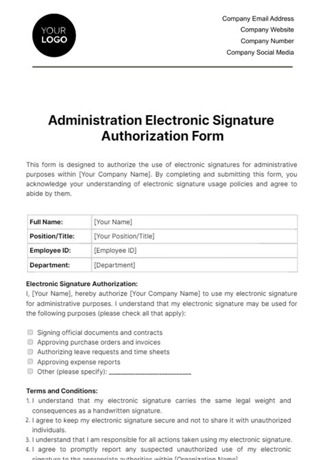 Sample Electronic Signature Consent Form Form Resume Examples